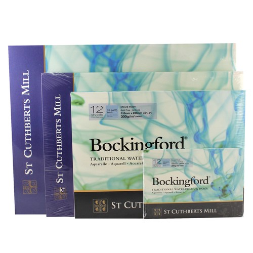 Bockingford watercolour glued - watercolour,