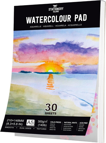 Watercolour paper pad - a5, 30