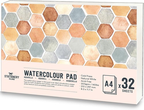 Stationery island watercolour - stationery,