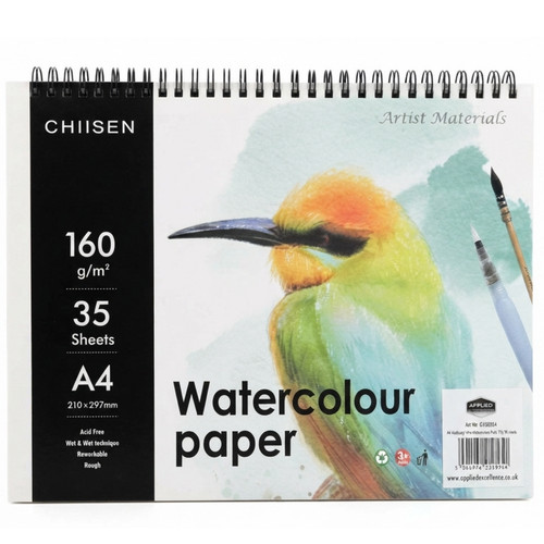 Watercolour pad sketch - a4,