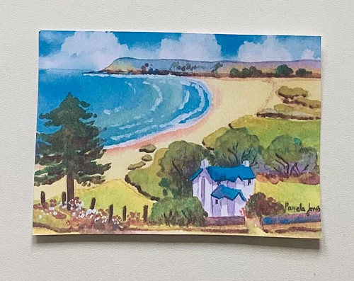 Aceo watercolour print - aceo,, port