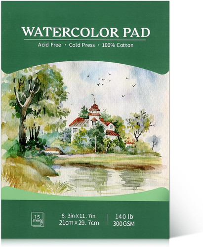 New watercolour paper pad - new, a4