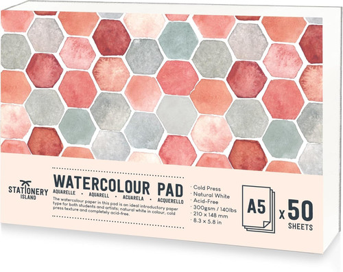 Stationery island watercolour - stationery,