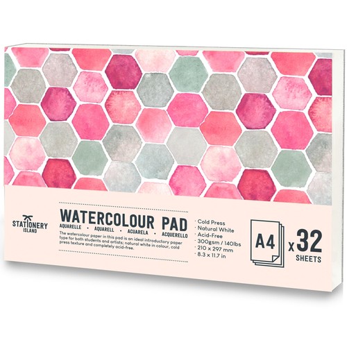 Stationery island watercolour - stationery,