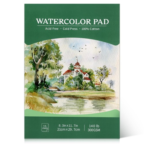 Watercolour paper pad 300 - a4,