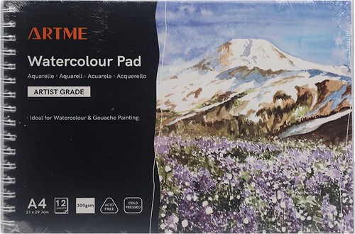 Artme watercolour pad - a4, a3